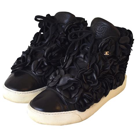 chanel flower sneakers buy online|authentic chanel sneakers.